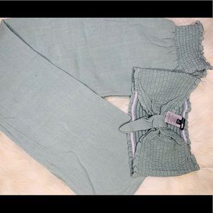 Sage Two Piece Set Fashion Nova